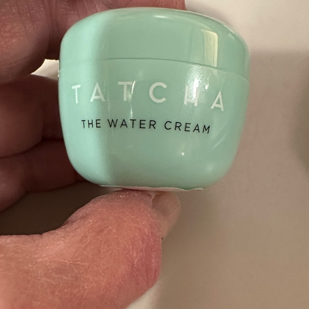 Tatcha Mint Green Water Cream Jar
